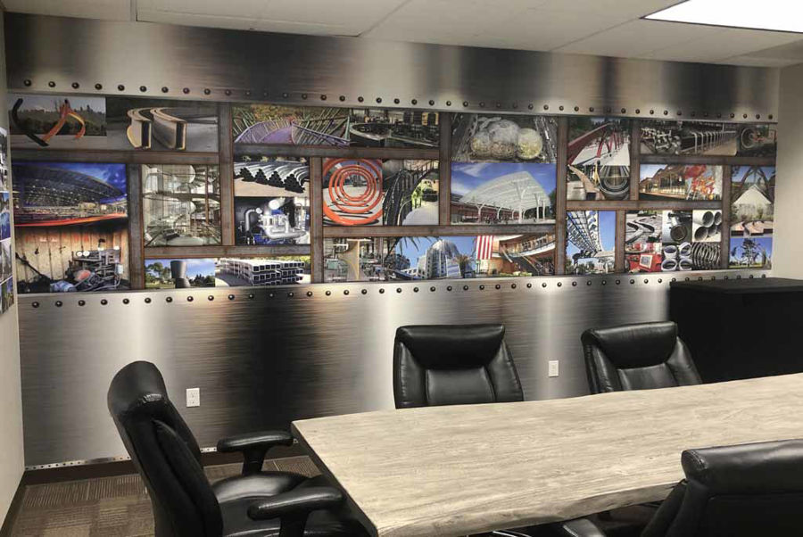 PDX Wraps Creates Another Custom Wrap for Albina Co.'s Conference Room Makeover